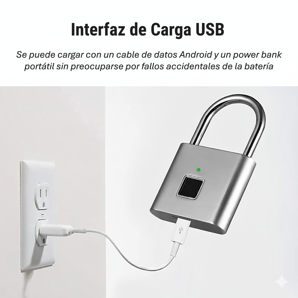 Candado Inteligente con Huella Dactilar