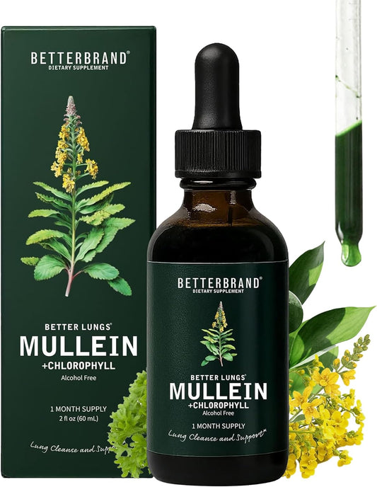 Extracto Herbal de Gordolobo y Clorofila Betterbrand 🌿🌿🌿 | Desintoxicación para Fumadores 🚬🚬🚬 | Mejora la Salud Respiratoria 🫁🫁🫁 | Elimina flemas y mocos en pecho y garganta 🫧🫧🫧