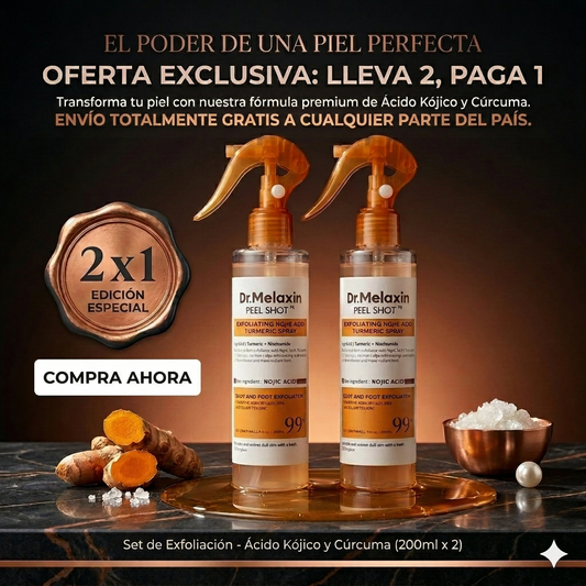 Dr. Melaxin Peel Shot Exfoliante y Aclarante para Áreas Oscuras del Cuerpo
